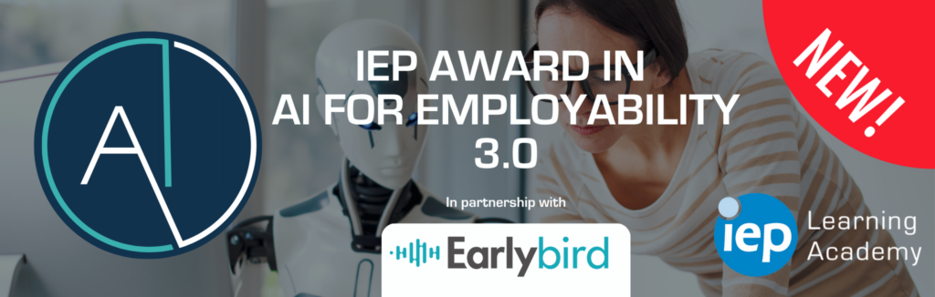Introducing the Refreshed Award in AI for Employability 3.0: Equipping Employability Professionals for the Future 1 AI 3.0 Ticket Tailor banner